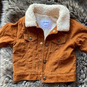 Sherpa Lined Corduroy Trucker Jacket